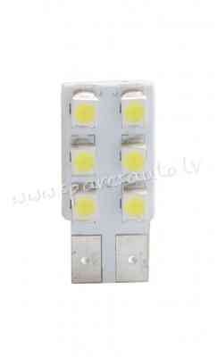 L083W - LED L083W - W5W 6xSMD3528 White - Gaismas Diožu - UNSORTED LED BULBS Рига
