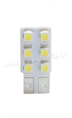 L083W - LED L083W - W5W 6xSMD3528 White - Gaismas Diožu - UNSORTED LED BULBS Рига - изображение 1