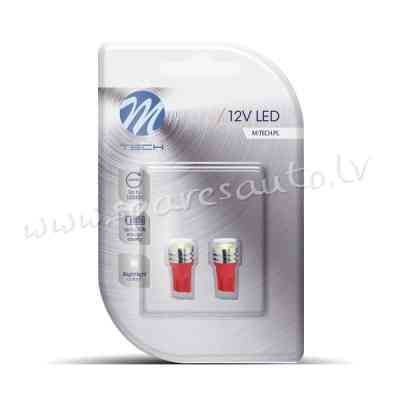 LB015R - Blister 2x LED L015 - W5W. HP 1W. red - Gaismas Diožu - UNSORTED LED BULBS Рига