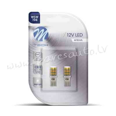 LB021W - Blister 2x LED L021W - W5W 9xSMD2835 White - Gaismas Diožu - UNSORTED LED BULBS Рига