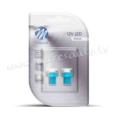 LB092B - Blister 2x LED L092B - B8.5D 1xSMD5050 Blue - Gaismas Diožu - UNSORTED LED BULBS Рига