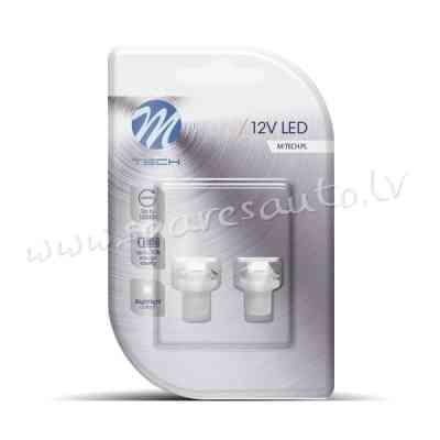 LB092W - Blister 2x LED L092W - B8.5D 1xSMD5050 White - Gaismas Diožu - UNSORTED LED BULBS Рига