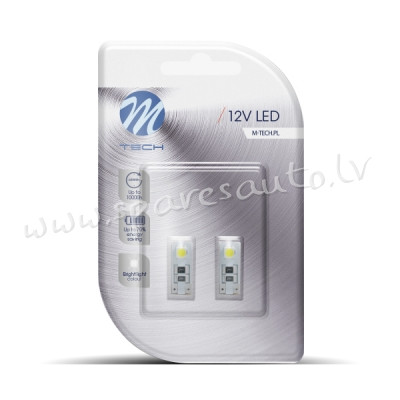 LB301W - M-TECH 2X DIODA LED L301 - W5W 2XSMD5050 CANBUS - Gaismas Diožu - UNSORTED LED BULBS Rīga - foto 1