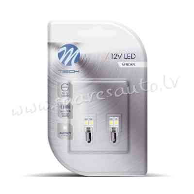 LB314W - Blister 2x LED LB314W - BA9s 4xSMD5050 CANBUS White - Gaismas Diožu - UNSORTED LED BULBS Рига