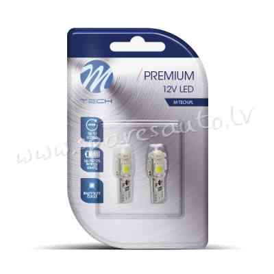 LB321W - M-TECH 2X DIODA LED L321 - W5W 5XSMD5050 CANBUS - Gaismas Diožu - UNSORTED LED BULBS Рига