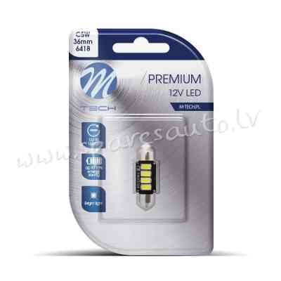 LB334W-01B - Blister 1x LED L334W - C5W 36mm 12V 4xSMD5730 CANBUS White - Gaismas Diožu - UNSORTED M Рига