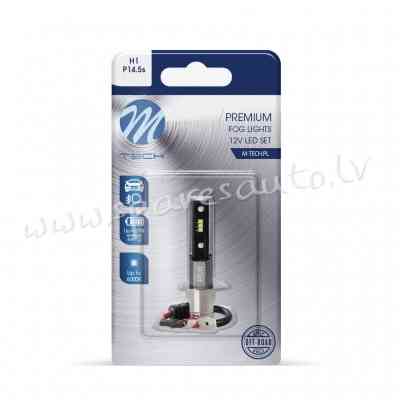 LB501W-01B - H1 Blister 1x LED H1 6x1616SMD, 3W 280Lm - Spuldzite Led - UNSORTED LED BULBS Рига