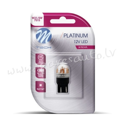 LB829R-01B - Blister 1x Diode LED L829R - T20 Doulbe Beam 15x2835SMD CANBUS Red 12-24V - Gaismas Dio Rīga - foto 1
