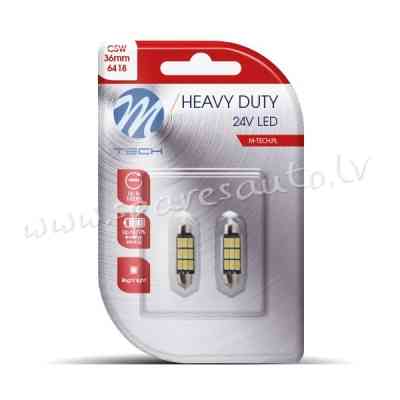 LB9815W - Blister 2x diode LED L9815 - C5W 36mm 9xSMD5630 white 24V - Gaismas Diožu - UNSORTED LED B Rīga