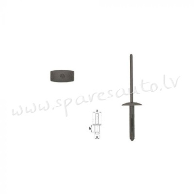 RXB25161 - a=15,5; c=3,8; h=27 - Plastmasas Turētāji - UNSORTED PLASTMASAS TURĒTĀJS Рига - изображение 1