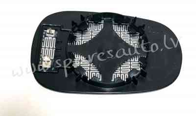 SRNM1005ER - heated, convex, chrome R - Spoguļa Stikls Ar Pamatni - RENAULT SCENIC (1999-2003) Рига