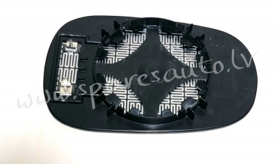 SRNM1005ER - heated, convex, chrome R - Spoguļa Stikls Ar Pamatni - RENAULT SCENIC (1999-2003) Рига - изображение 1