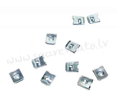 T388(10) - a - 15mm, b - 12mm, c - 3mm, d - 5,2mm 10pc - Plastmasas Turētāji - UNSORTED PLASTMASAS T Рига