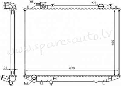 RA62246Q - 'OEM: M2141074P00' EDA Cooling - Radiators - MAZDA B-SERIE  UF (1996-1999) Rīga