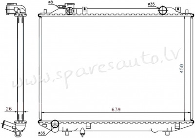 RA62246Q - 'OEM: M2141074P00' EDA Cooling - Radiators - MAZDA B-SERIE  UF (1996-1999) Rīga - foto 1