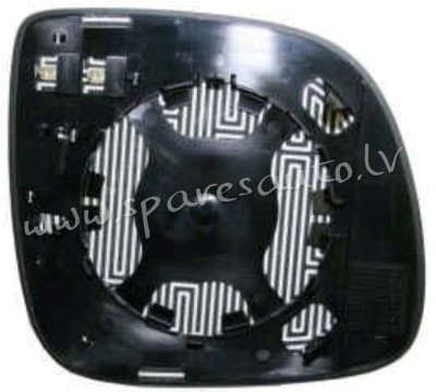 SVWM1052EL - 'OEM: 7L6857521K' EDA PREMIUM, heated, chromed glass, ASPHERICAL, small L - Spoguļa Sti Рига - изображение 1
