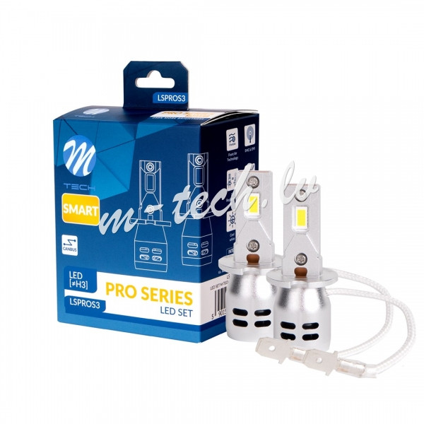 LSPROS3 - LED SET M-TECH PRO SMART SERIES H3 Rīga - foto 1