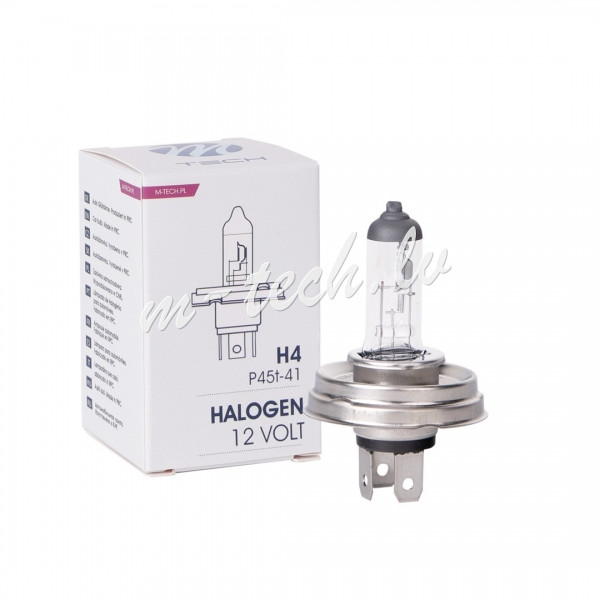 Z126 - M-TECH Halogen bulb H4 12V 60/55W P45t Rīga - foto 1