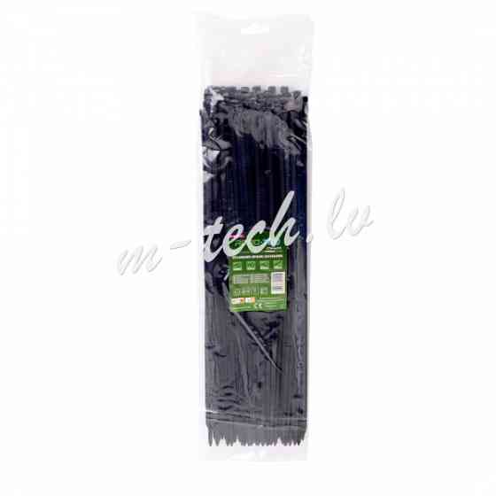 CTB-5X370 - ROAD-TEQ Nylon Cable Ties. size: 4.8x370mm. 100 pcs. black. Rīga