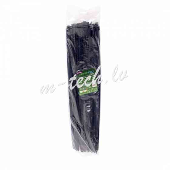 CTB-5X450 - ROAD-TEQ Nylon Cable Ties. size: 4.8x450mm. 100 pcs. black. Rīga
