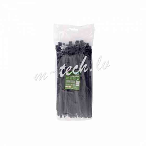 CTB-8X300 - ROAD-TEQ Nylon Cable Ties. size: 7.6x300mm. 100 pcs. black. Rīga