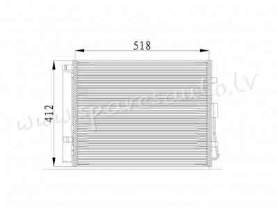RC940217 - 'OEM: 97606-2K000' EDA Cooling - Kondicioniera Radiators - KIA SOUL  AM (2008-2011) Rīga