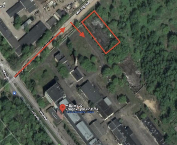 Iznomajam asfaltētu laukumu Dzintars rūpnīcas teritorijā. Zemes gables norobežots ar betona Rīga - foto 6