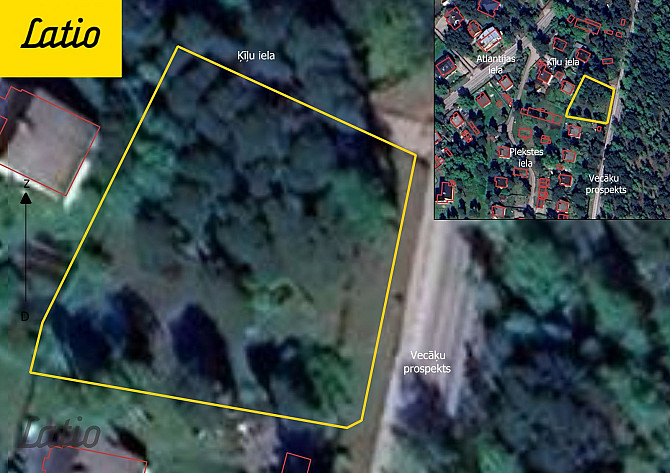 Pārdod neapbūvētu zemes gabalu Rīgā, Vecāķu prospektā 63A (kadastra Nr. 0100120 0712, Rīga - foto 2