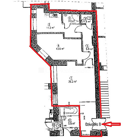 Fasādes māja, renovēta māja, labiekārtots apzaļumots pagalms, bruģēts piebraucamais ceļš, Rīga - foto 18
