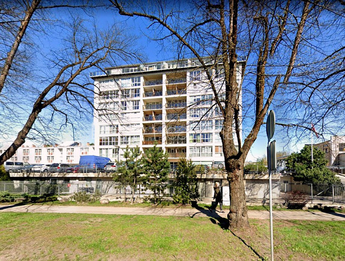 Jaunceltne, slēgts pagalms, ieeja no pagalma, ir lifts, divi balkoni 3 m2, terase 29,20 m2, logi Rīga - foto 15