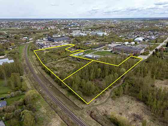 Piedāvājumā apbūves gabals Jelgavas rūpnieciskajā zonā, kas ir piemērota vieta ražošanas, loģistikas Jelgava un Jelgavas novads