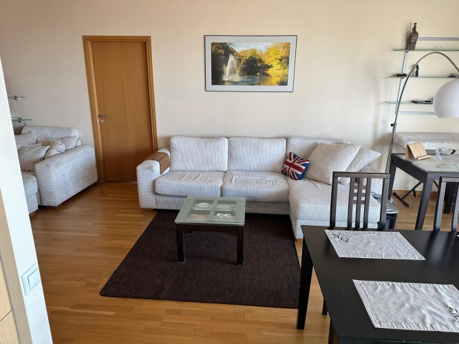 Dzīvoklis ar saunu Skanstes virsotnēs 17.stāvā.  Studio tipa dzīvoklis, kur viesistaba Rīga - foto 5