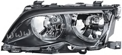 ZBM111072L - 'OEM: 63 12 6 910 955' SDN/Touring, with motor for headlamp levelling, Black, H7/H7, W5 Rīga - foto 1