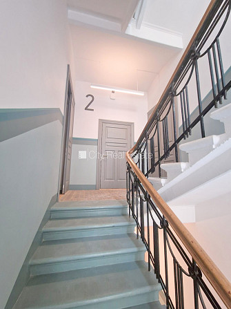 Projekts - Matīsa 38, fasādes māja, renovēta māja, labiekārtots apzaļumots pagalms, slēgta Rīga - foto 17