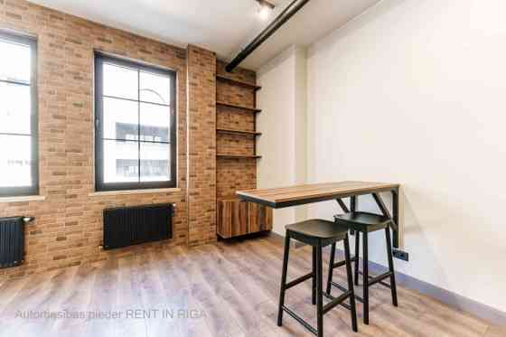 A modern and meticulously designed studio apartment is available for purchase at Ernesta Birznieka-U Rīga