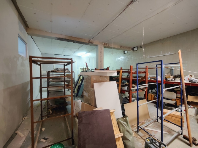 Apsildāma ražošanas vai noliktavas telpa 2.stāvā.  - viena liela telpa; - tikko izremontēta; Rīga - foto 1