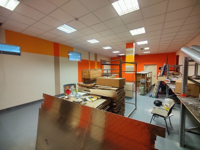 Apsildāma ražošanas vai noliktavas telpa 2.stāvā.  - viena liela telpa; - tikko izremontēta; Rīga - foto 10