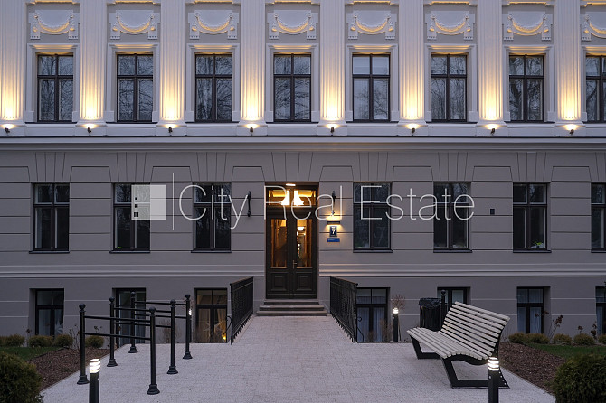 Проект - Kalpaka Park Residence, фасадный дом, вход с улицы, полуподвал, лифт, одна Рига - изображение 12