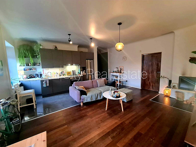 Zeme īpašumā, pagalma māja, ieeja no pagalma, logi vērsti mājas abās pusēs, studio tipa, Rīga - foto 5