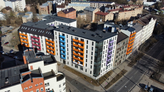 Īrei pieejams studio tipa dzīvoklis jaunajā projektā.    Dzīvoklis ir aprīkots ar visu Rīga - foto 8