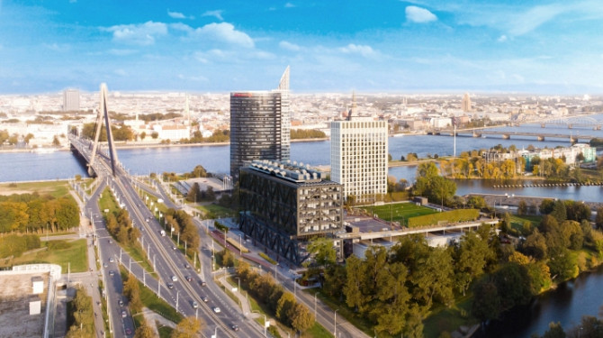 Preses Nama Kvartāls  stilīgākā biroju ēka Rīgā !  + Biroji būs pieejami jau 2026. gada Rīga - foto 2
