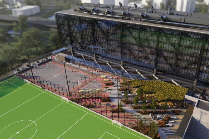Preses Nama Kvartāls  stilīgākā biroju ēka Rīgā !  + Biroji būs pieejami jau 2026. gada Rīga - foto 7
