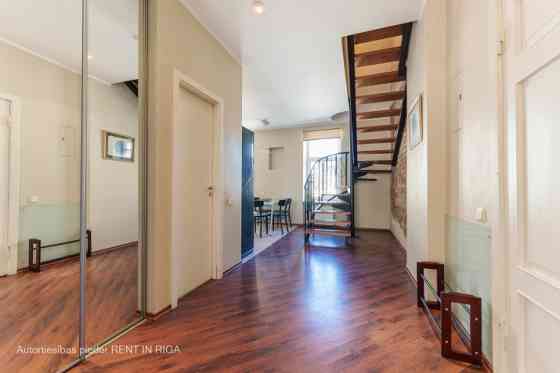 Two-Storey Apartment with a Terrace at the Corner of Kr.Valdemāra and Zaubes Street  Located on the  Рига
