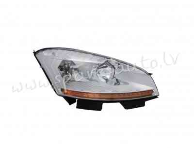 ZCT1125L - 'OEM: 6208A8' TYC, (06-10), with motor for headlamp levelling, ECE L - Priekšējais Luktur Рига