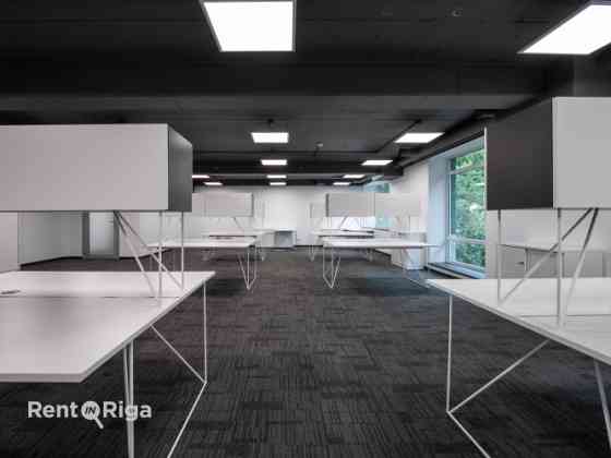 Furnished open-plan office in a newly built office building in the Quiet Centre.  The space features Rīga
