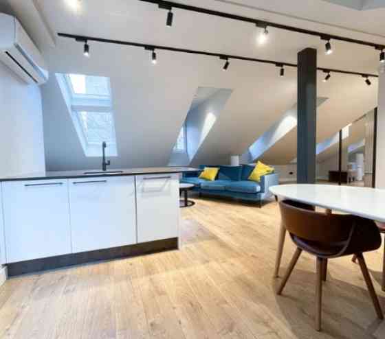 Furnished two-room apartment in a new project on Cēsu street.  The apartment is located on the 4th f Rīga