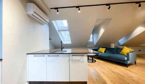 Furnished two-room apartment in a new project on Cēsu street.  The apartment is located on the 4th f Рига