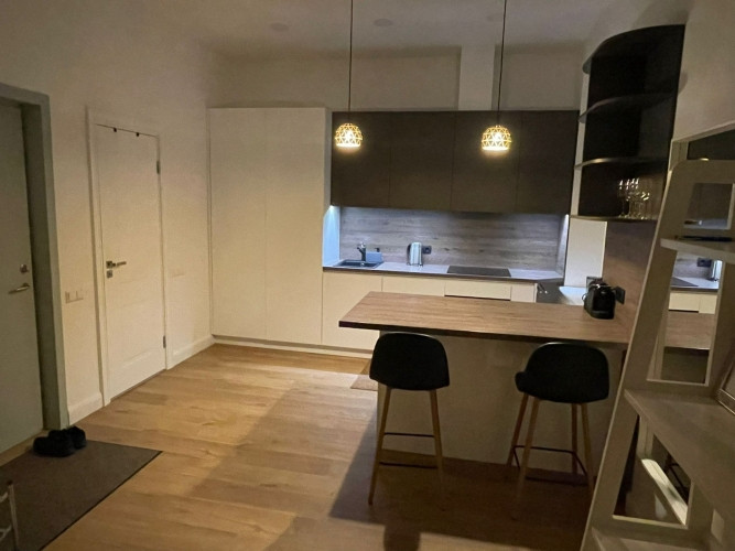Ilgtermiņa īrei piedāvājam labiekārtotu studio tipa dzīvokli pašā Rīgas centrā, blakus Rīga - foto 2