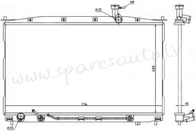 RA67506Q - 'OEM: 253100 W000' MT/AT, EDA Cooling - Radiators - HYUNDAI SANTAFE (2007-2009) Рига