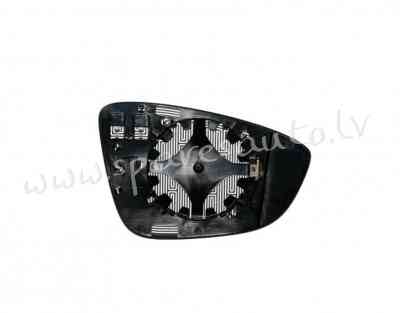 SVWM1051EL - 'OEM: 3C8857521' EDA PARTS, heated, chromed glass, ASPHERICAL L - Spoguļa Stikls Ar Pam Рига